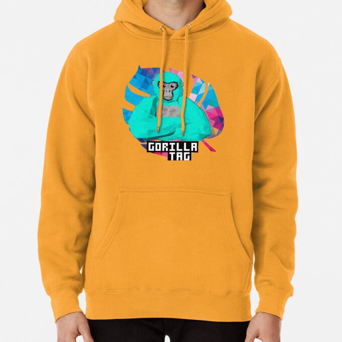 Gorilla Tag Colorful Leaf Design Hoodie - Image 10