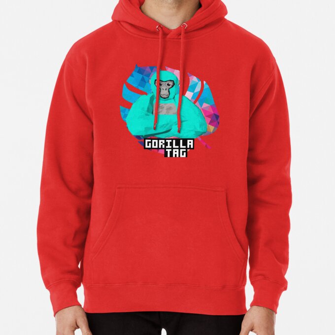 Gorilla Tag Colorful Leaf Design Hoodie - Image 9
