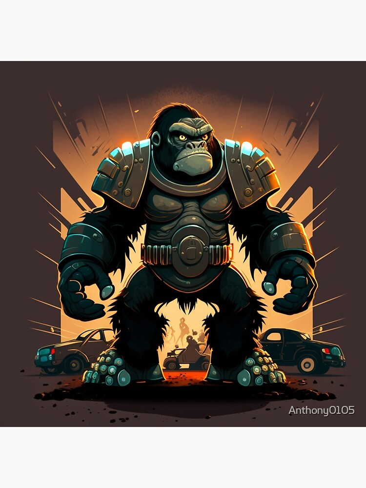 Gorilla Warrior Pixel Art for Gorilla Tag Game Tote Bag - Image 2