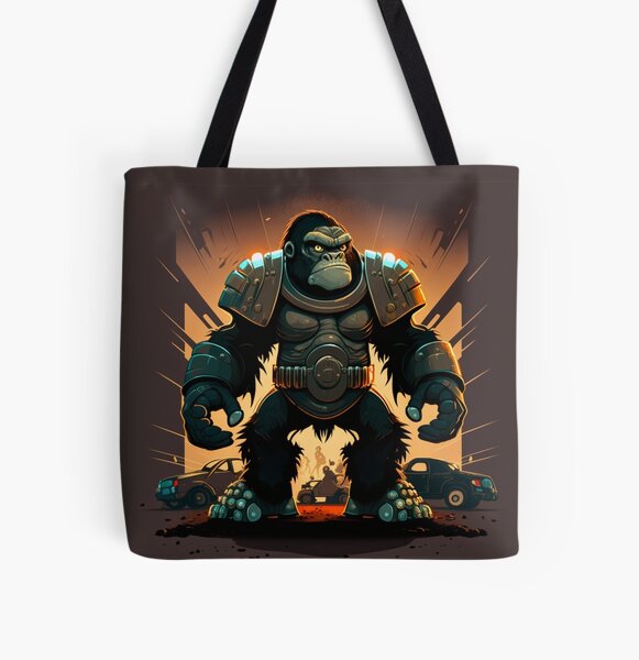Gorilla Warrior Pixel Art for Gorilla Tag Game Tote Bag